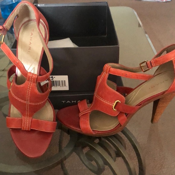 Tahari Shoes - Tahari TA FLASH red size 9 1/2 M 4 inch heels